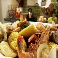 Shrimp Boil with Clams and Lemon image