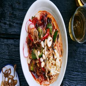 Chilled Ramen with Soy Milk and Chili Oil_image