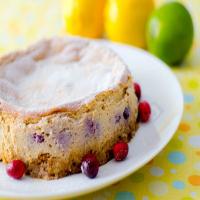 Blueberry and Lemon Ricotta Cheesecake (Gluten-Free) image