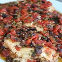 Chicken Thighs With Tomatoes, Olives and Capers image