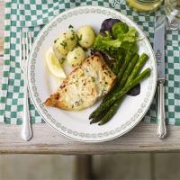 Fresh salmon with dill & capers_image