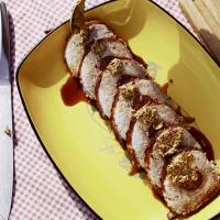 Andouille-Stuffed Pork Loin with Creole Mustard_image