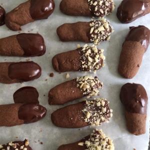 Chocolate Chip Shortbread Cookie Logs image