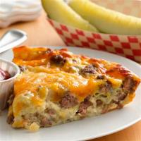 Impossibly Easy Cheeseburger Pie image