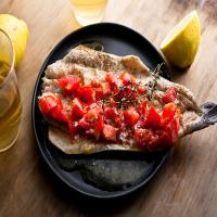 Rainbow Trout Baked in Foil With Tomatoes, Garlic and Thyme image