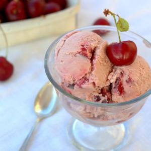 Fresh Bing Cherry Ice Cream_image