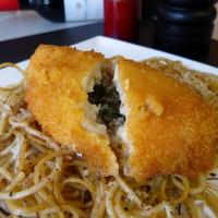Garlic Chicken Kiev Spaghetti Recipe - (4.6/5) image