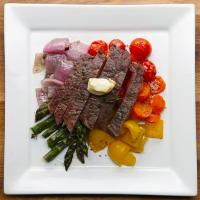 Sheet Pan Steak And Rainbow Veggies Recipe by Tasty_image