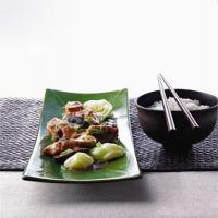 Steamed Chicken with Black Mushrooms and Bok Choy image