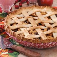 Applesauce Lattice Pie image
