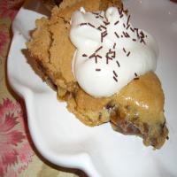 Chocolate Chip Pie With Bourbon Whipped Cream_image