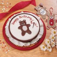 Stitched Teddy Bear Birthday Cake_image