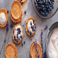 Mini Blueberry-Lavender Cornmeal Cream Tarts image