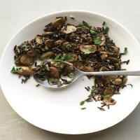 Wild Rice with Mushrooms and Parsley image