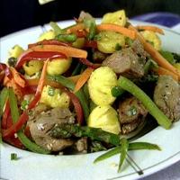 Spicy Stir-Fry Duck with White Pineapple_image