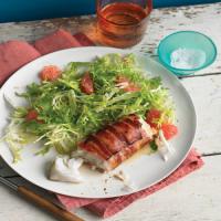 Bacon-Wrapped Cod with Frisee image