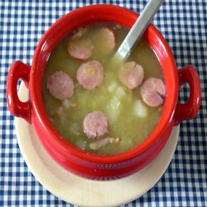 Green Split Pea & Potato Soup (Erbsensuppe)_image