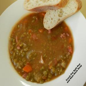Crock Pot Split Pea and Ham Hock Soup_image