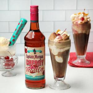 Captain Morgan Cherry Vanilla Cola Float Recipe by Tasty image