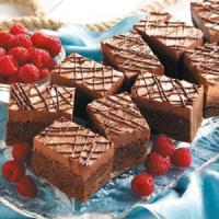 Raspberry Truffle Brownies_image
