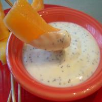 Fresh Fruit Kabobs With Poppy Seed Dip image
