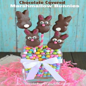 Chocolate Covered Marshmallow Bunnies_image