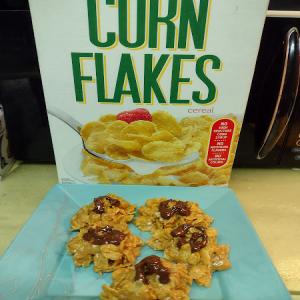 No Bake Cornflake Cookies_image