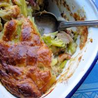Leftover Turkey and Leek Pot Pie With Instant Gravy image