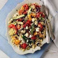 Quinoa & feta salad with roasted vegetables image