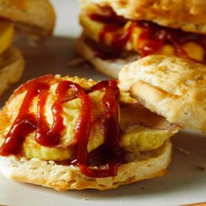 Air Fryer Biscuit Egg Sandwiches image