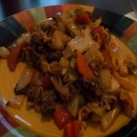 Yatsobi (Beef, Cabbage and Ramen Noodle Stir-Fry) image
