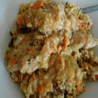 Smothered Chops with gravy and rice_image