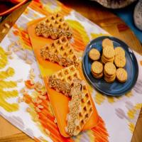 Sunny's Easy Peanut Butter Cookie Waffle Ice Cream Sandwiches image