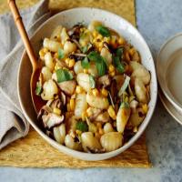 Summer Gnocchi with Sweet Corn and Mixed Mushrooms image