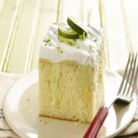 Skinny Key Lime Poke Cake_image