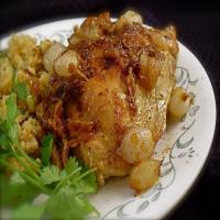 Chicken W/ Caramelized Baby Onions & Honey (Djaj Bil Assal) image