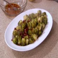Caramelized Brussels Sprouts with Cranberries and Bacon image