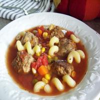 Lotsa Veggies Meatball Soup (Crock Pot)_image