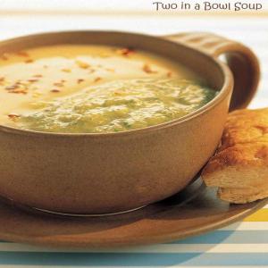 Two in A Bowl Soup, Potato and Broccoli Soup_image