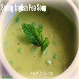 Spring English Pea & Tarragon Soup Recipe_image