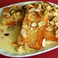 Shahi Tukra (Indian Bread Pudding)_image