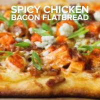 Spicy Chicken Bacon Flatbread Recipe by Tasty_image