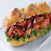 BBQ Steak and Peppers Sandwich image
