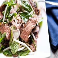 Thai-Style Marinated Flank Steak and Herb Salad Recipe_image
