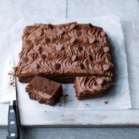 Quick Double-Chocolate Sheet Cake image