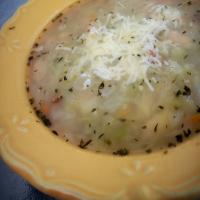 Quick Cabbage and White Bean Soup image