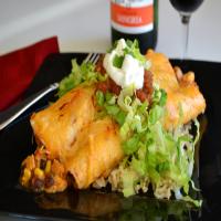Black Bean & Corn Enchiladas (With or Without Chicken)_image