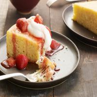 Strawberries With Brown Butter Shortcake_image
