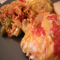 Oven-Baked Spanish Chicken With Rice image
