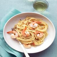 Pasta with Rosemary Shrimp Scampi image